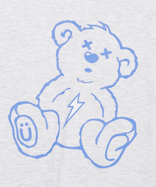ISTKUNST(イストクンスト)の「【ISTKUNST】THUNDER BEAR TEE / イストクンスト サンダー ベアー プリント Tシャツ(Tシャツ/カットソー・メンズ・ネイビー/ブラック/ホワイト/ブルー/ライトグレー・X-LARGE/MEDIUM/SMALL/LARGE)」の12枚目の写真