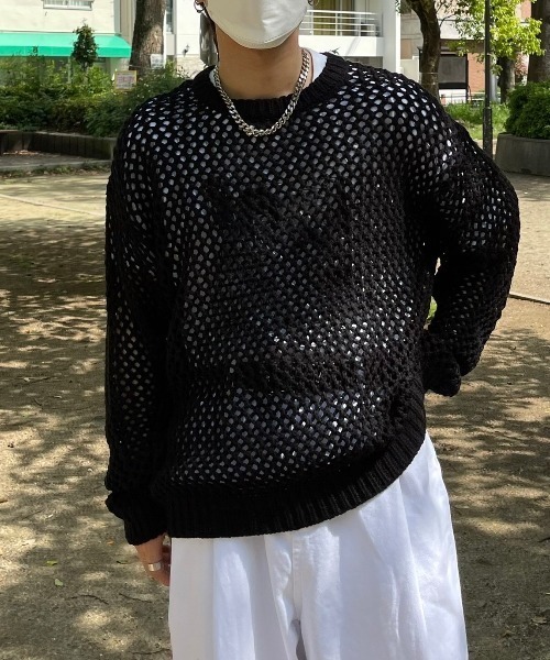 トップス eaphi summer knit Chikashitsu +（チカシツプラス）の「【Chikashitsu +/