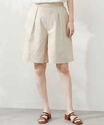 Green　Parks | ベルギーリネン混 ハーフパンツ(その他パンツ)