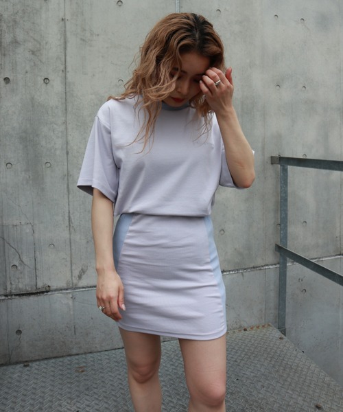 FIG&VIPER（フィグアンドバイパー）の「バックカットボディコンOP（ワンピース・レディース・ライトブルー/ブラック/ライトベージュ・FREE）」の22枚目の写真