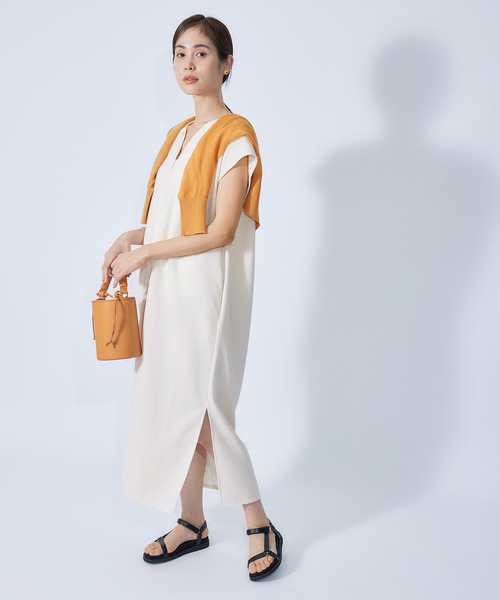 【WEB限定】カフタン風カットソーワンピース