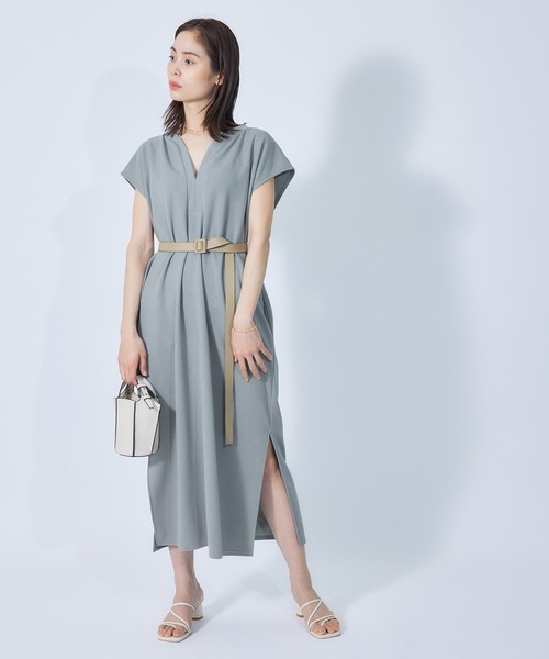 【WEB限定】カフタン風カットソーワンピース