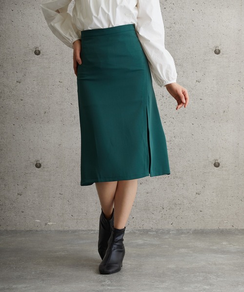 L.H.P（エルエイチピー）の「courage/クラージュ/スリットスカート（スカート・レディース・ブラック/グリーン・SMALL/MEDIUM/LARGE）」の20枚目の写真