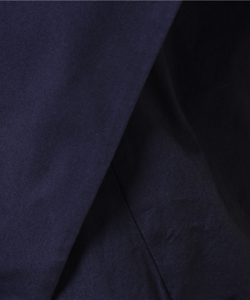 GIORDANO（ジョルダーノ）の「[GIORDANO]フルオープンデザイントレンチコート（テーラードジャケット・レディース・ベージュ/ネイビー・MEDIUM/LARGE）」の3枚目の写真