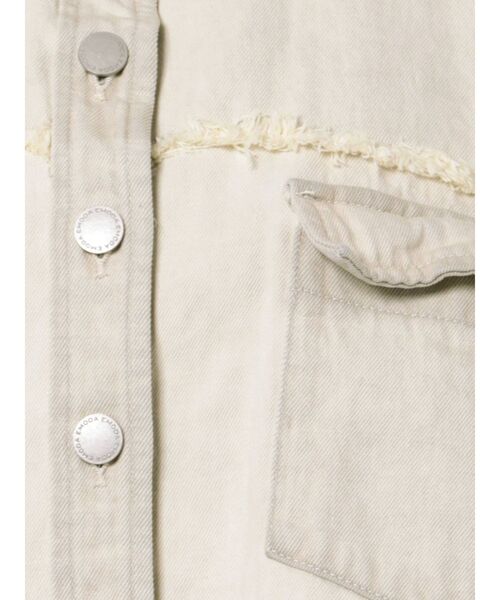 EMODA（エモダ）の「オーバーショートシャツジャケット（デニムジャケット・レディース・ブラック/グレー/インディゴブルー/アイボリー・FREE）」の16枚目の写真