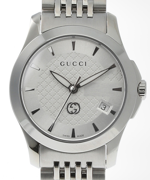 HIROB(ヒロブ)の「【GUCCI / グッチ】YA1265028【 ウォッチ 】(アナログ腕時計・レディース・シルバー・FREE)」の2枚目の写真