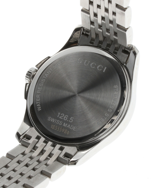 HIROB(ヒロブ)の「【GUCCI / グッチ】YA1265028【 ウォッチ 】(アナログ腕時計・レディース・シルバー・FREE)」の6枚目の写真