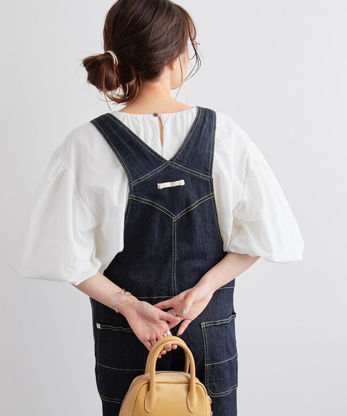 PUAL CE CIN（ピュアルセシン）の「バルーンプルオーバー（Tシャツ/カットソー・レディース・ホワイト/ベージュ/ピンク/グリーン・FREE）」の9枚目の写真