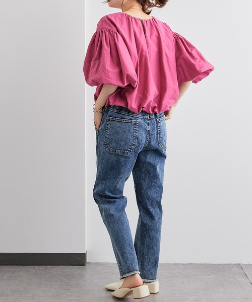 PUAL CE CIN（ピュアルセシン）の「バルーンプルオーバー（Tシャツ/カットソー・レディース・ホワイト/ベージュ/ピンク/グリーン・FREE）」の17枚目の写真