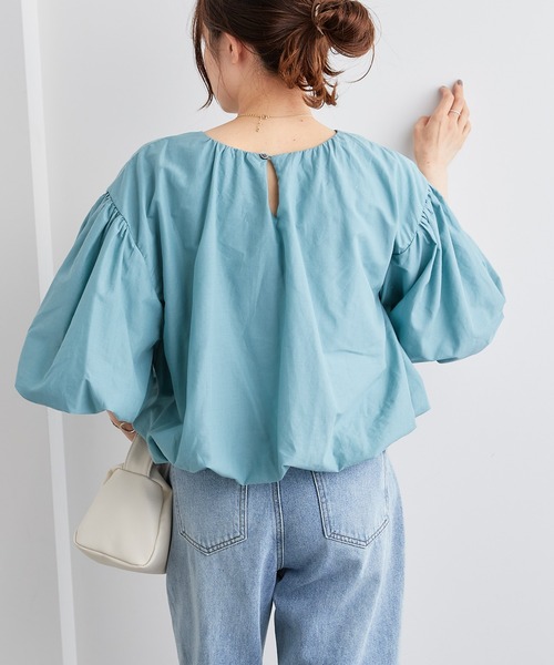 PUAL CE CIN（ピュアルセシン）の「バルーンプルオーバー（Tシャツ/カットソー・レディース・ホワイト/ベージュ/ピンク/グリーン・FREE）」の20枚目の写真