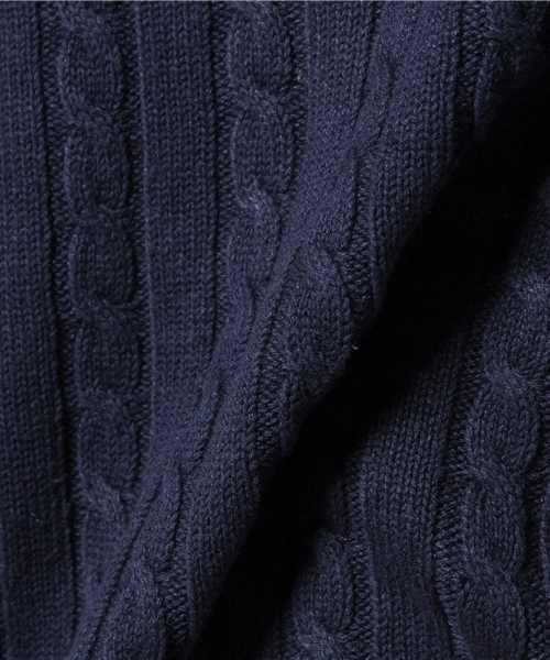 BEAMS PLUS(ビームスプラス)の「BEAMS PLUS / ケーブル ニットベスト(ベスト・メンズ・ホワイト/ケリー/ロイヤルブルー/ネイビー・MEDIUM/SMALL/LARGE)」の21枚目の写真