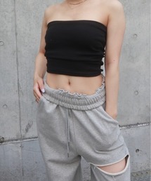 FIG&VIPER | サイドギャザーベアTOP(チューブトップ)