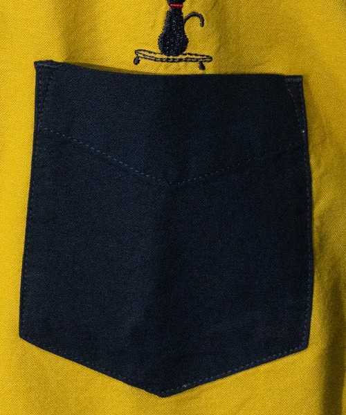 Candy Fantasy(キャンディーファンタジー)の「【a】オックスワンポイント刺繍レギュラーシャツ 長袖(シャツ/ブラウス・メンズ・ネイビー/その他1/ホワイト/その他2・LARGE/MEDIUM/X-LARGE)」の10枚目の写真