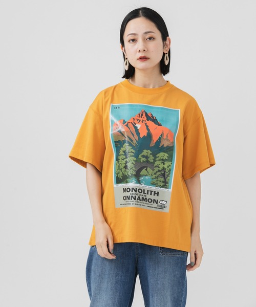 Paradise Picnic（パラダイスピクニック）の「gru.rond マウンテンT（Tシャツ/カットソー・レディース・ブラック/イエロー/ブルー・FREE）」の22枚目の写真