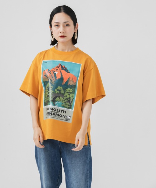 Paradise Picnic（パラダイスピクニック）の「gru.rond マウンテンT（Tシャツ/カットソー・レディース・ブラック/イエロー/ブルー・FREE）」の11枚目の写真