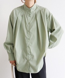 reca | スタンドカラータックブラウス(シャツ/ブラウス)