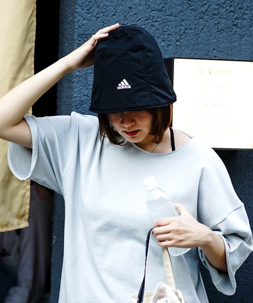 adidas（アディダス）の「【ADIDAS/アディダス】撥水ポリエステル　速乾　抗菌防臭　サウナハット（ハット・メンズ・ブラック・FREE）」の4枚目の写真