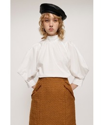 BACK RIBBON SQUARE TOPS リボンバック スクエア トップス