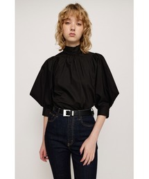 BACK RIBBON SQUARE TOPS リボンバック スクエア トップス