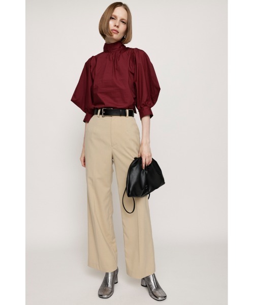 SLY(スライ)の「BACK RIBBON SQUARE TOPS リボンバック スクエア トップス(シャツ/ブラウス・レディース・バーガンディー/ホワイト/ブラック・FREE)」の15枚目の写真