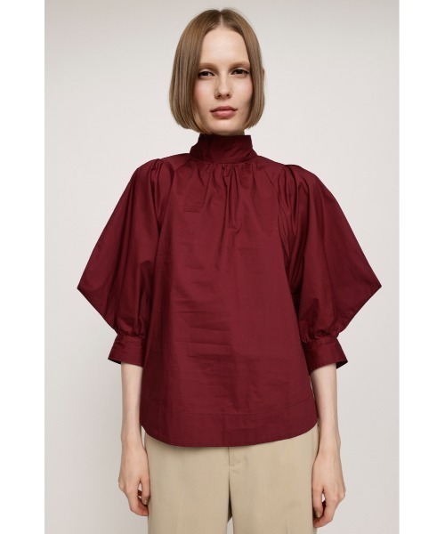 SLY(スライ)の「BACK RIBBON SQUARE TOPS リボンバック スクエア トップス(シャツ/ブラウス・レディース・バーガンディー/ホワイト/ブラック・FREE)」の16枚目の写真