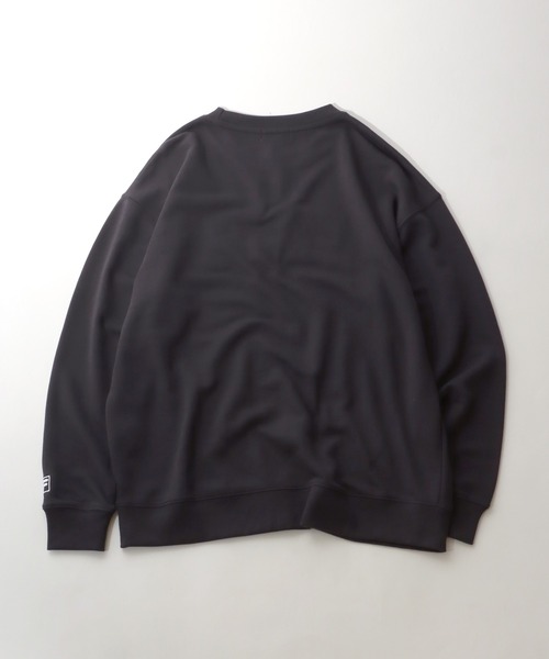 FILA（フィラ）の「FILA（フィラ）サガラワッペン カレッジロゴ刺繍スウェットトップス メンズ レディース/トレーナープルオーバー（スウェット・メンズ・ネイビー/スミクロ/アッシュグレー/ダークグリーン・L/LL/M）」の5枚目の写真