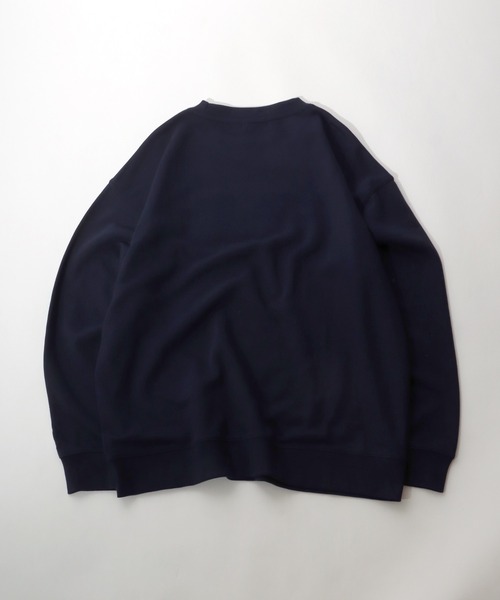 FILA（フィラ）の「FILA（フィラ）サガラワッペン カレッジロゴ刺繍スウェットトップス メンズ レディース/トレーナープルオーバー（スウェット・メンズ・ネイビー/スミクロ/アッシュグレー/ダークグリーン・L/LL/M）」の8枚目の写真
