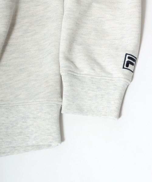 FILA（フィラ）の「FILA（フィラ）サガラワッペン カレッジロゴ刺繍スウェットトップス メンズ レディース/トレーナープルオーバー（スウェット・メンズ・ネイビー/スミクロ/アッシュグレー/ダークグリーン・L/LL/M）」の18枚目の写真