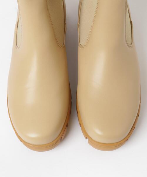 ITEMS URBANRESEARCH(アイテムズ アーバンリサーチ)の「コンビサイドゴアブーツ(ブーツ・レディース・ブラック/ベージュ・SMALL/MEDIUM/LARGE)」の11枚目の写真