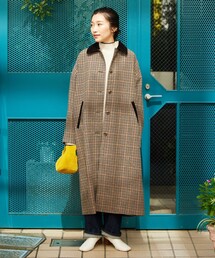 FREAK'S STORE | 【WEB限定】ガンクラブチェックステンカラーコート(ステンカラーコート)