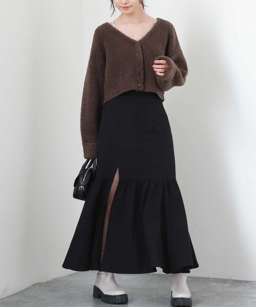 archives（アルシーヴ）の「テディベアニットショートカーディガン（カーディガン/ボレロ・レディース・ブルー/グリーン/アイボリー/モカ・MEDIUM）」の11枚目の写真