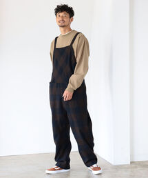 SMITH'S | SMITH'S AMERICAN / 縮絨ウール チェック オーバーオール(サロペット/オーバーオール)