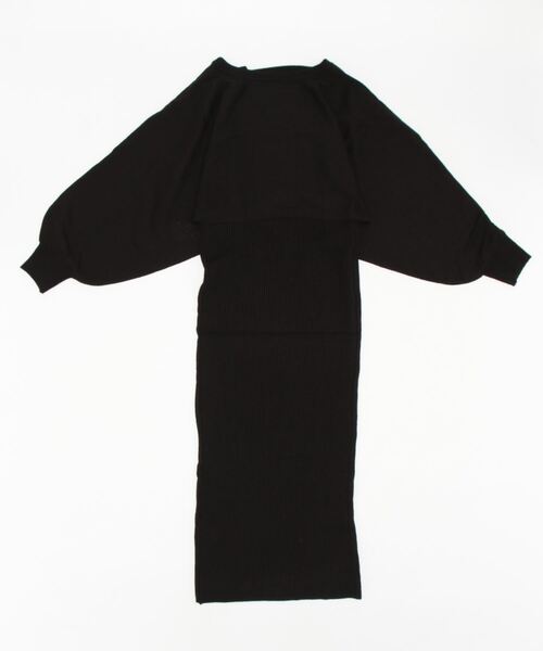 ANAP（アナップ）の「ニットワンピース×ボレロアンサンブル（ワンピース・レディース・ベージュ/ブラック・FREE）」の3枚目の写真