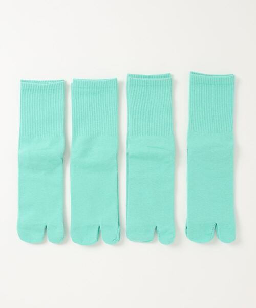 「kakko」（カッコ）の「レディース カラフル足袋ソックス 4足セット（ソックス/靴下・レディース・B/G/I/P/K/L/M/N/D/E/C/A/H/J/O/F・FREE）」の8枚目の写真