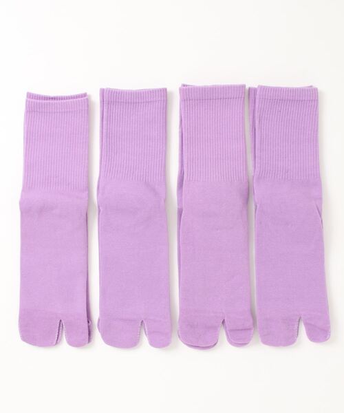 「kakko」（カッコ）の「レディース カラフル足袋ソックス 4足セット（ソックス/靴下・レディース・B/G/I/P/K/L/M/N/D/E/C/A/H/J/O/F・FREE）」の12枚目の写真