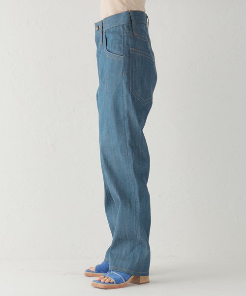 KURO(クロ)の「【KURO/クロ】STITCHING DENIM パンツ(その他パンツ・レディース・ネイビー・30/29)」の12枚目の写真
