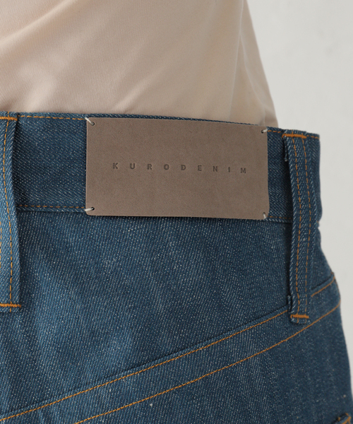 KURO(クロ)の「【KURO/クロ】STITCHING DENIM パンツ(その他パンツ・レディース・ネイビー・30/29)」の5枚目の写真
