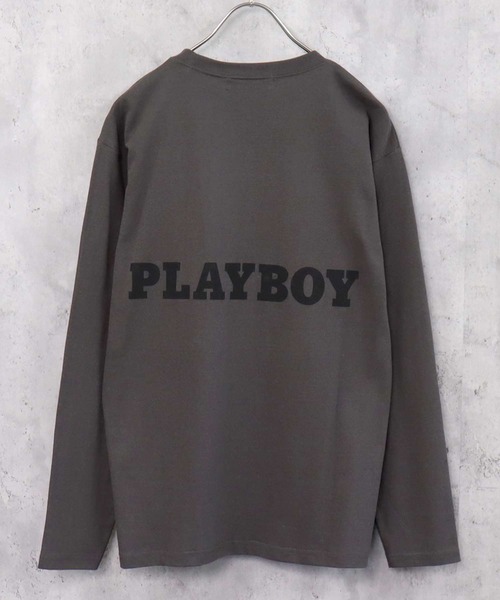 PLAYBOY プレイボーイ ロングTシャツ HUF 【並行輸入】ハフ PLAYBOY BUNNY L S TEE プレイボーイ