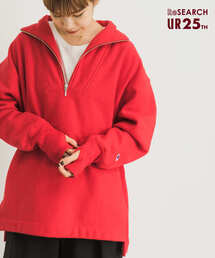 『25周年別注』Champion×UR リバースウィーブハーフZIP SWEAT
