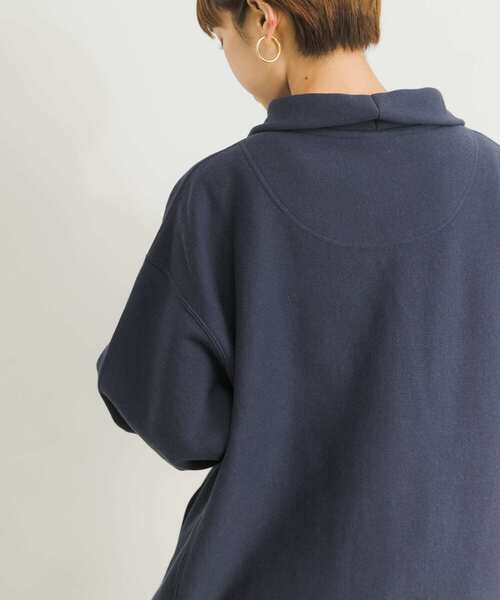 Champion(チャンピオン)の「『25周年別注』Champion×UR リバースウィーブハーフZIP SWEAT(その他トップス・レディース・ネイビー/オートミール/レッド系その他・FREE)」の13枚目の写真