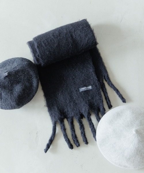 LOWRYS FARM（ローリーズファーム）の「ブークレマフラー　162487（マフラー・キッズ・グレー/ブラック・FREE）」の2枚目の写真