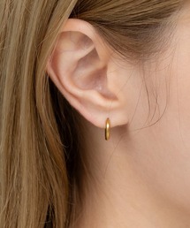 【金属アレルギー対応】 ワンタッチ ミニフープピアス / ステンレス