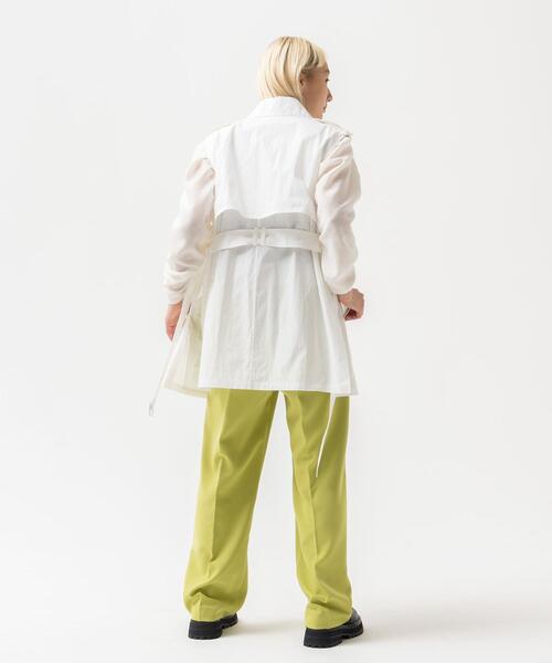 CITEN（シテン）の「＜CITEN＞ステンカラー ベスト（ベスト・レディース・ベージュ/オフホワイト・FREE）」の18枚目の写真