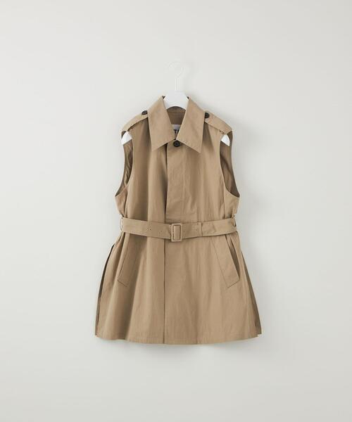 CITEN（シテン）の「＜CITEN＞ステンカラー ベスト（ベスト・レディース・ベージュ/オフホワイト・FREE）」の22枚目の写真