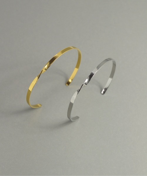 ieLS（イエルズ）の「金属アレルギー対応「ieLS」ステンレス　デザインバングル（ブレスレット・メンズ・ゴールド/シルバー・ONE SIZE）」の10枚目の写真