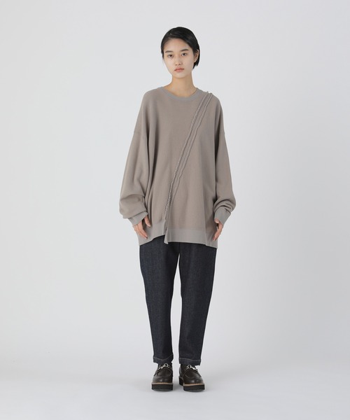 新品タグ付き✨zucca ズッカ スラッシュスウェット コットン 新品タグ付き✨zucca ズッカ スラッシュスウェット コットン