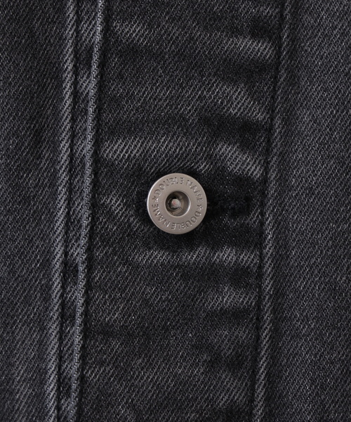 DOUBLE NAME（ダブルネーム）の「GジャンドッキングMA-1（MA-1・レディース・インディゴブルー/ブラック・FREE）」の16枚目の写真