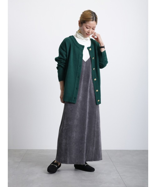 Samansa Mos2 blue(サマンサモスモスブルー)の「【発熱保温】タートルネックプルオーバー(Tシャツ/カットソー・レディース・オフホワイト/ブラック/シルバーグレー/ベージュ・MEDIUM/LARGE)」の10枚目の写真