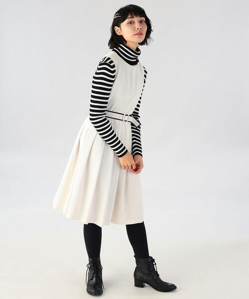 【美品】agnès b. アニエスベー フリルワンピース ホワイト 半袖 36 美品】agnès b. アニエスベー フリルワンピース ホワイト 半袖 36 NU61