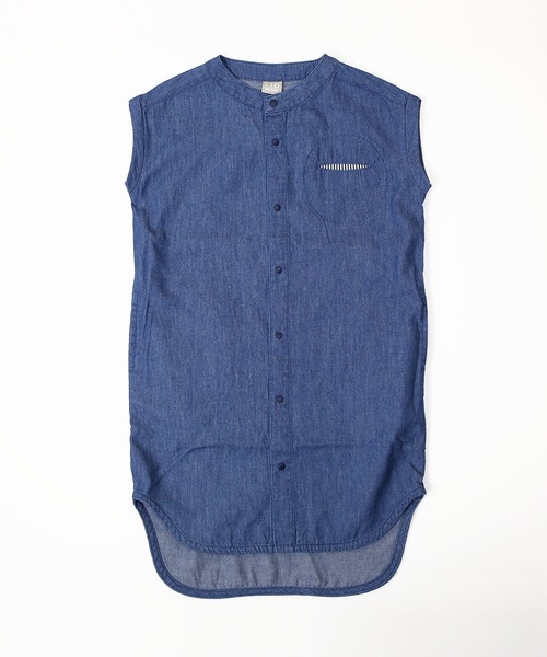 DILASH(ディラッシュ)の「シャツワンピース(ワンピース・キッズ・ブルー/イエロー・110/100/140/130/120/90/80)」の1枚目の写真